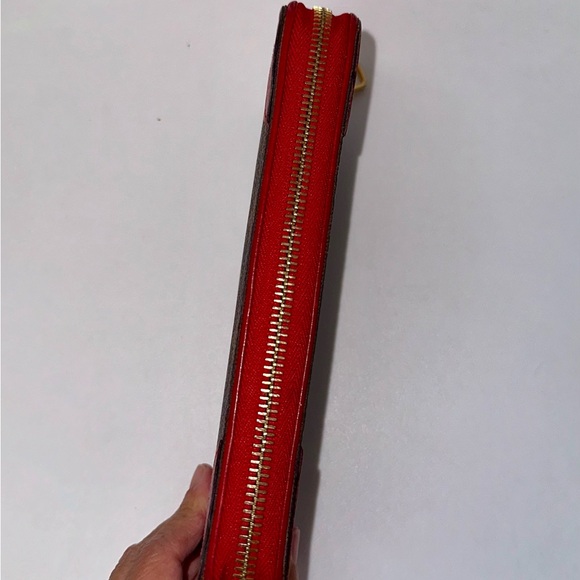 Louis Vuitton Brown and Red Wallet - Picture 8 of 10